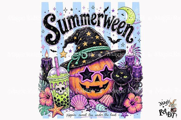 Download Summerween Pumpkin Cat PNG - Pumpkin Collection