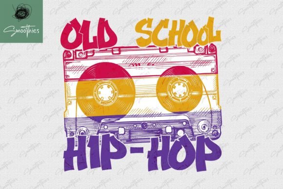Download Old School Hip Hop 80s 90s Cassette PNG - 80s Collection
