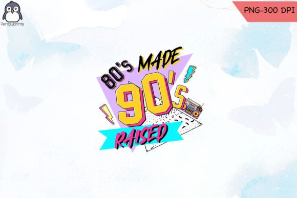 Download 80s Made 90s Raised Retro Sublimations - 80s Collection