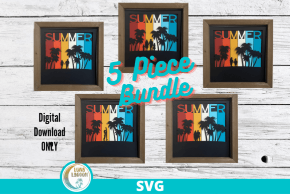 Download Retro Summer 3D Svg Bundle - Premium Bundle