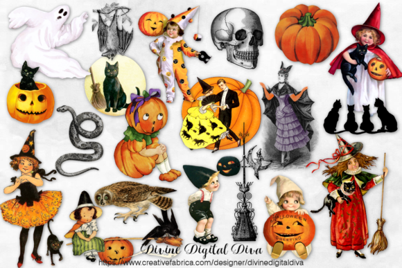 Download Halloween Vintage Clipart Spooky Scary - Scary Collection