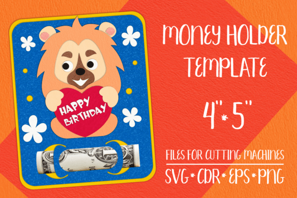 Download Lion Birthday Card | Money Holder - Premium Resources